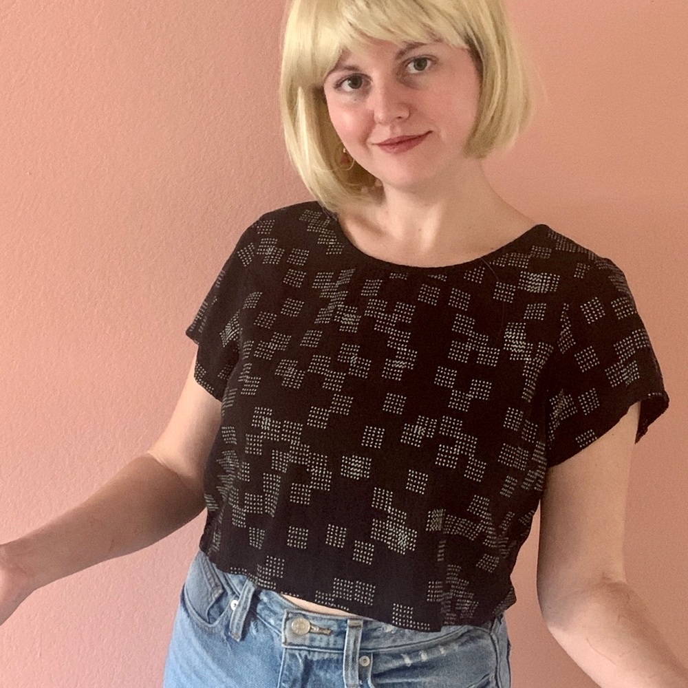 Linen crop top